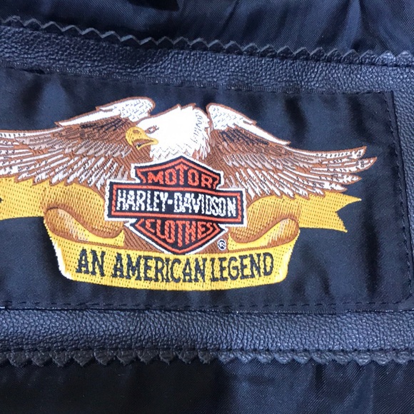 Black leather Harley Davidson jacket - Picture 5 of 5